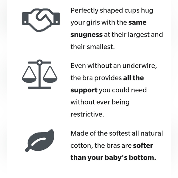 (2) Momma's Shop Comfy 2-in-1 Nursing & Maternity Bras. 1 Pink/1 Peach. XL. NWT. - Picture 7 of 15